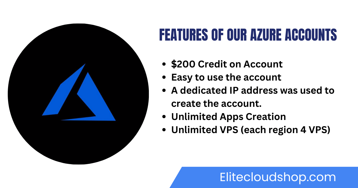 Features of Our Azure Accounts